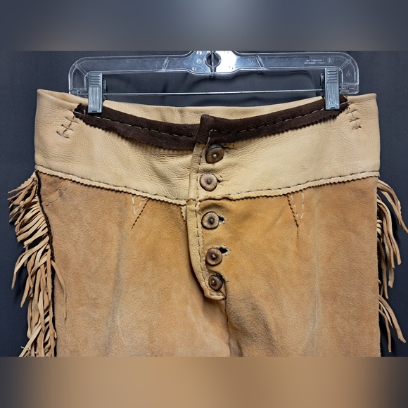 Handcrafted Whitetail Buckskin Suit - Picture 15 of 16